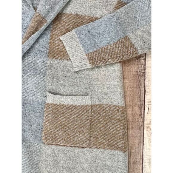 New Directions Blue Spruce Multi Night Blooms Cardigan Sweater sz X Large NWT - Picture 5 of 11